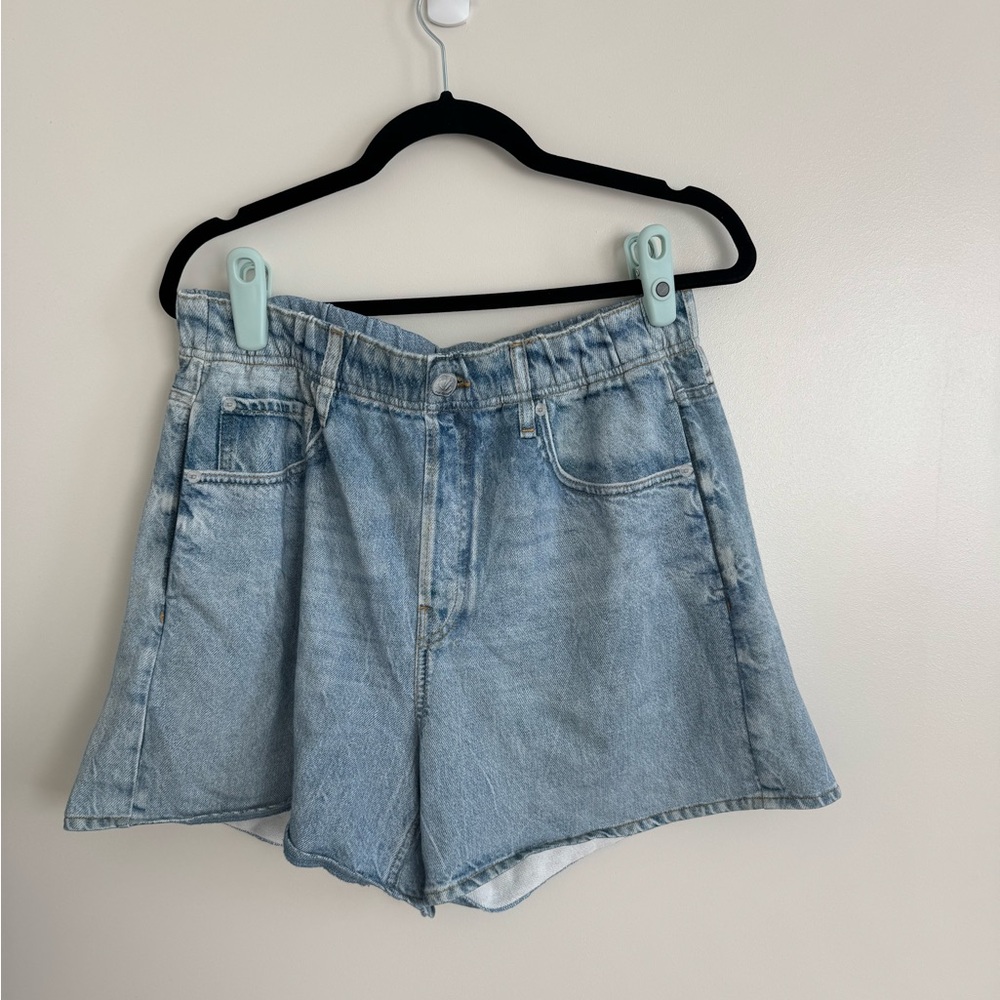 rag & bone Faux Jean denim cotton Shorts - Picture 2 of 5